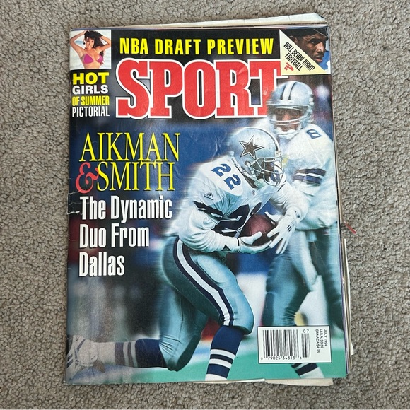 Sport magazine Other - Vintage July 1994 Sport magazine Dallas Cowboys Troy Aikman Emmitt Smith